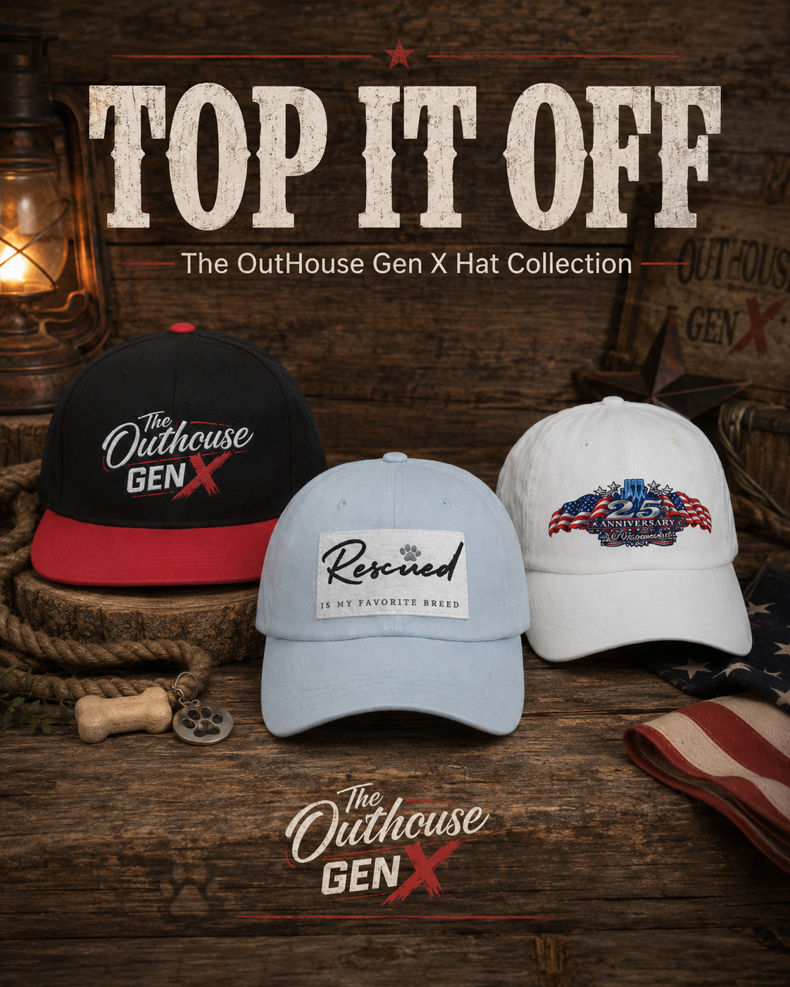 Top It Off | The OutHouse Hat Collection