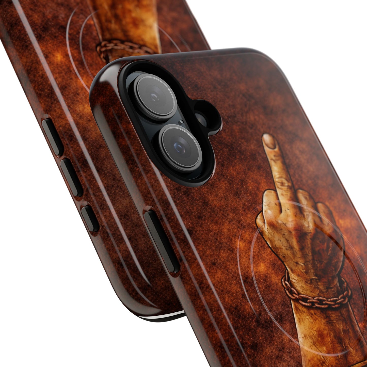 Outhouse Salute Matte Phone Case — Rugged, Weathered Protective Phone Case