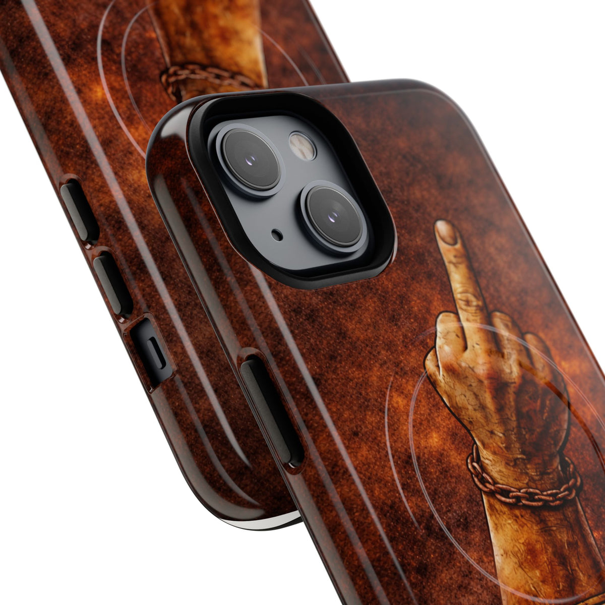 Outhouse Salute Matte Phone Case — Rugged, Weathered Protective Phone Case