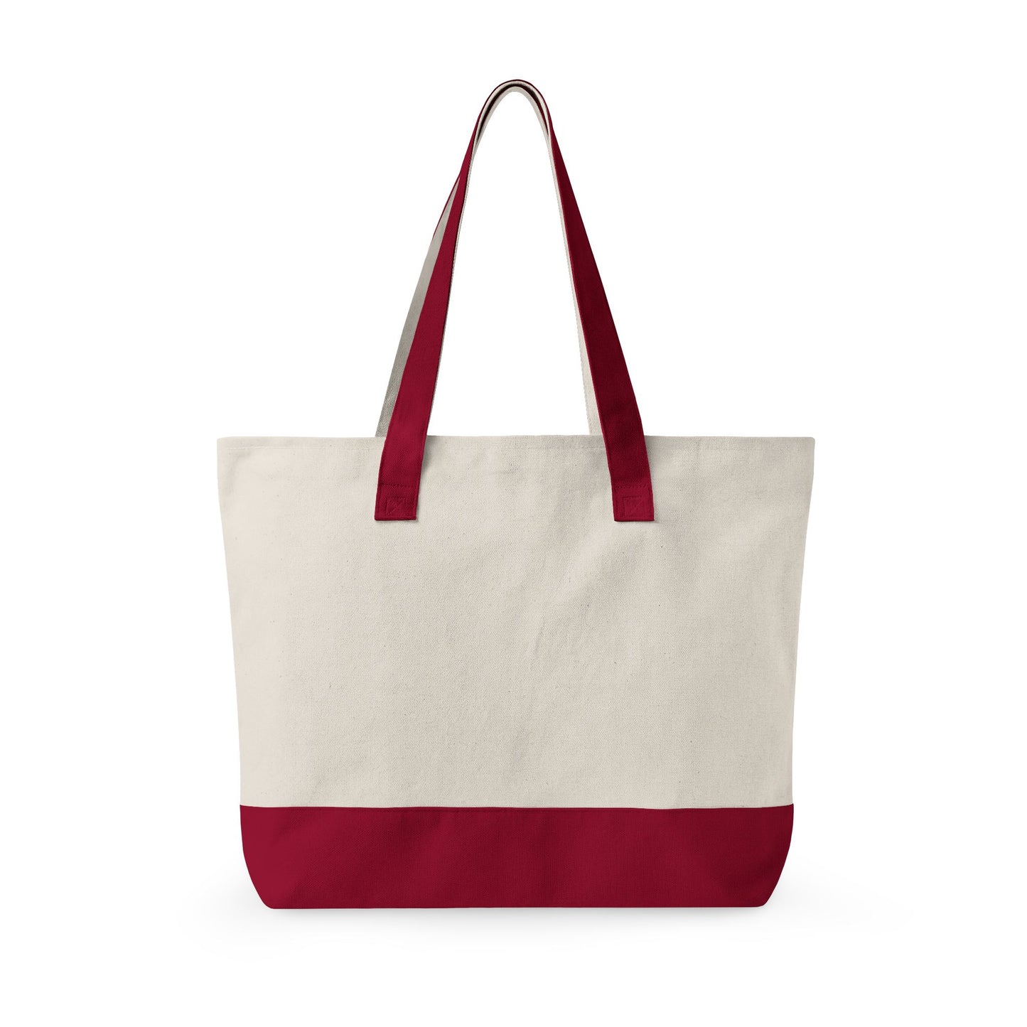 Canvas Tote Bag – "Rescued is My Favorite Breed" Zippered Reusable Shopper