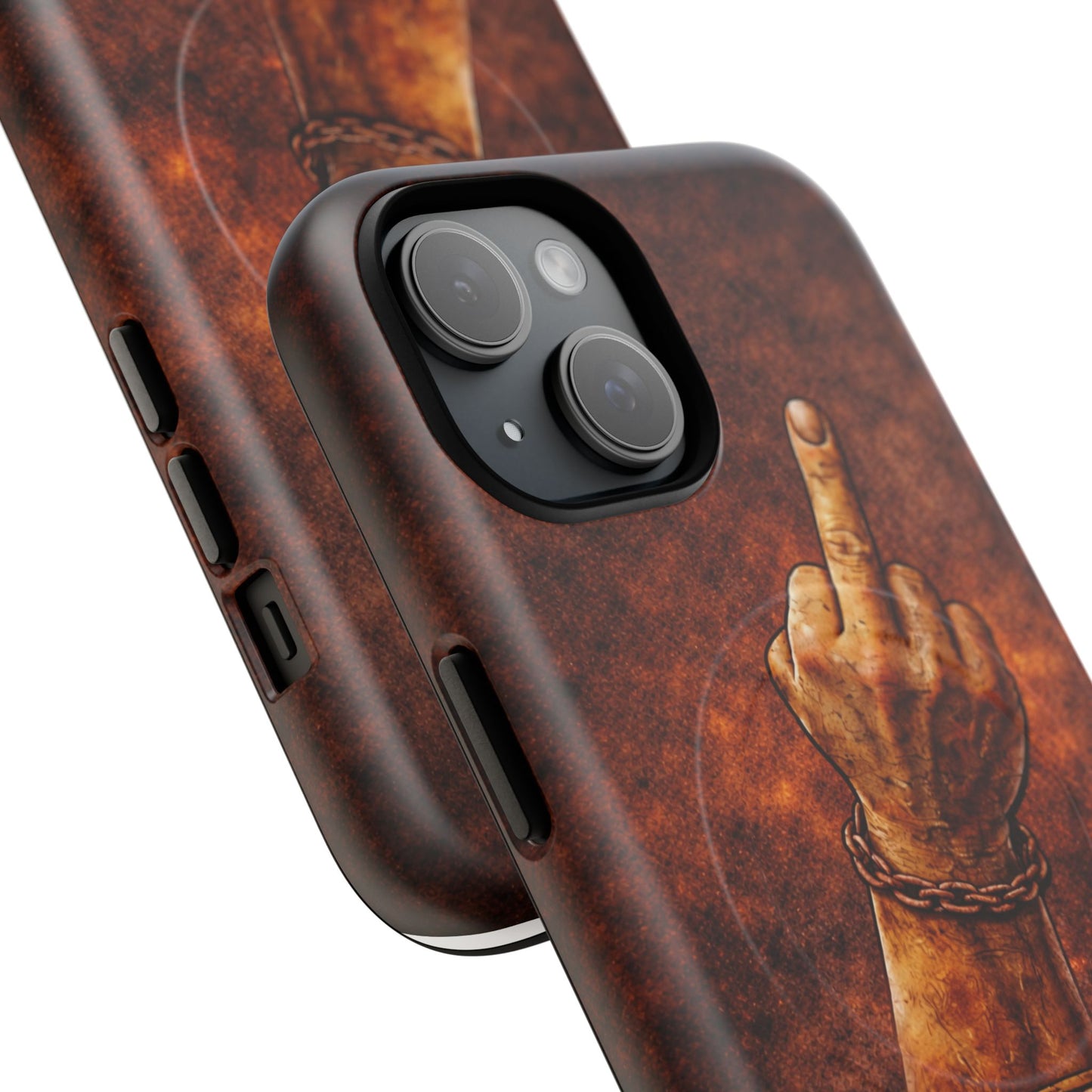 Outhouse Salute Matte Phone Case — Rugged, Weathered Protective Phone Case