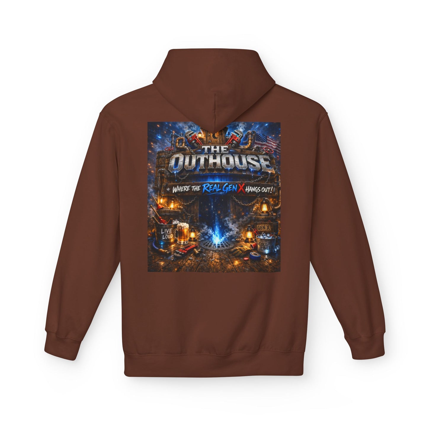 Hoodie — "The Outhouse" Fantasy Gaming Crew Pullover