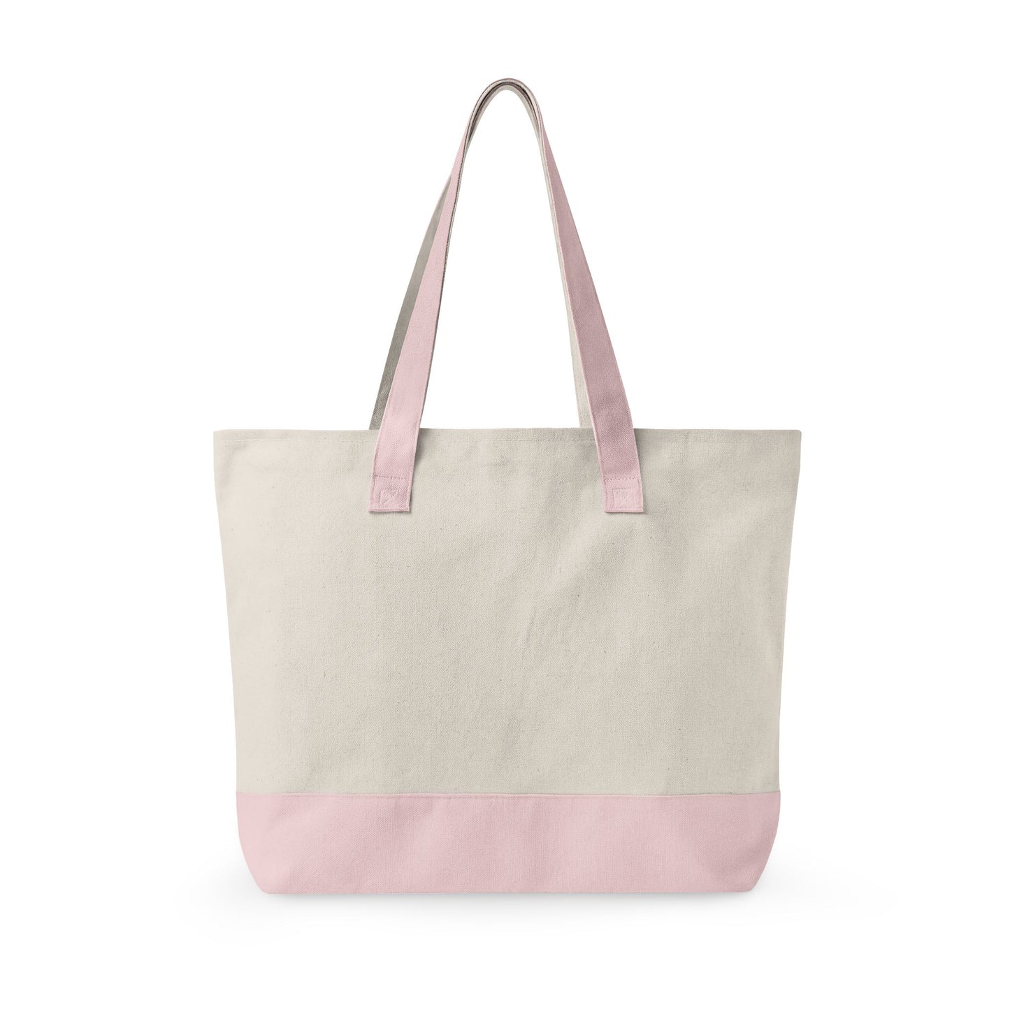 Canvas Tote Bag – "Rescued is My Favorite Breed" Zippered Reusable Shopper