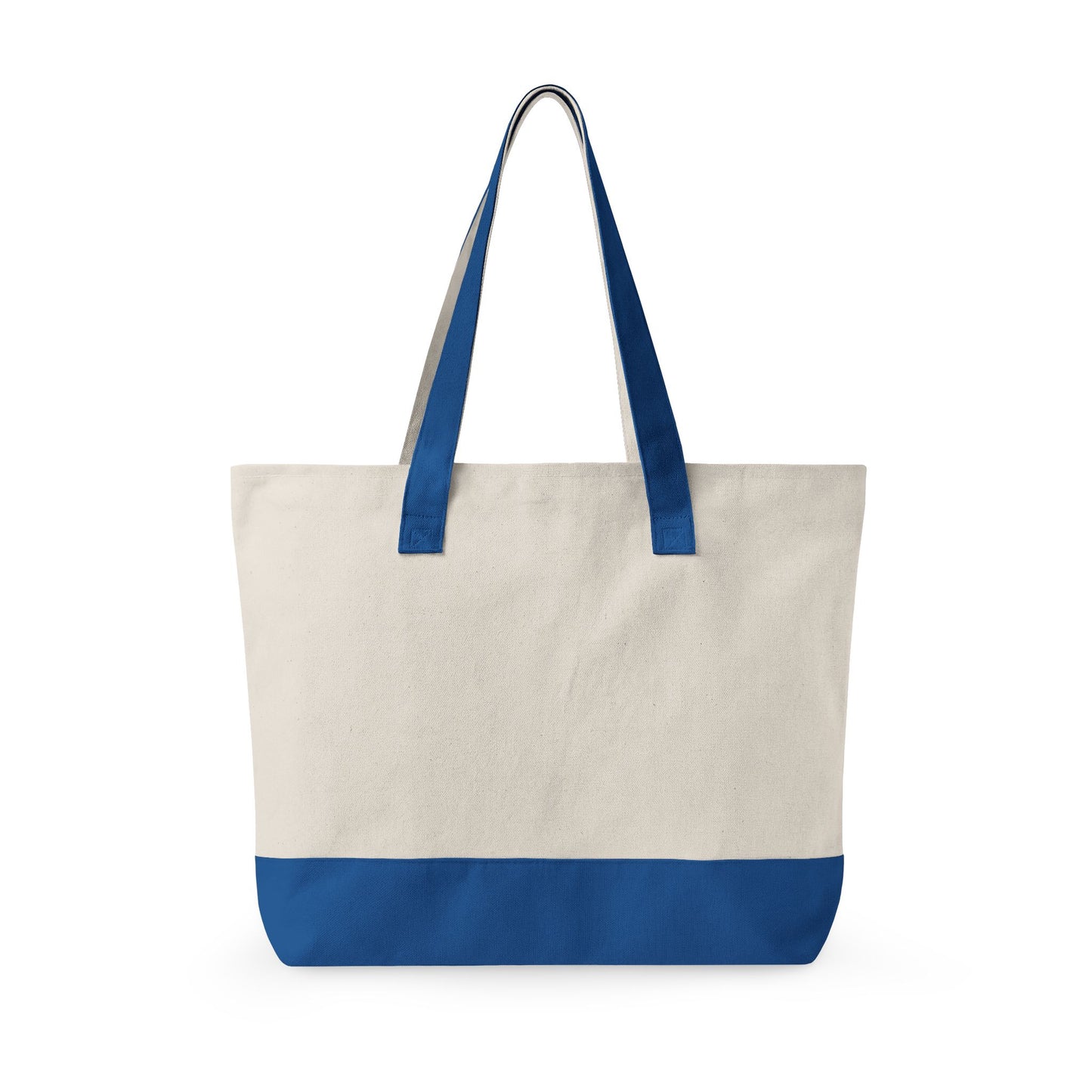 Canvas Tote Bag – "Rescued is My Favorite Breed" Zippered Reusable Shopper