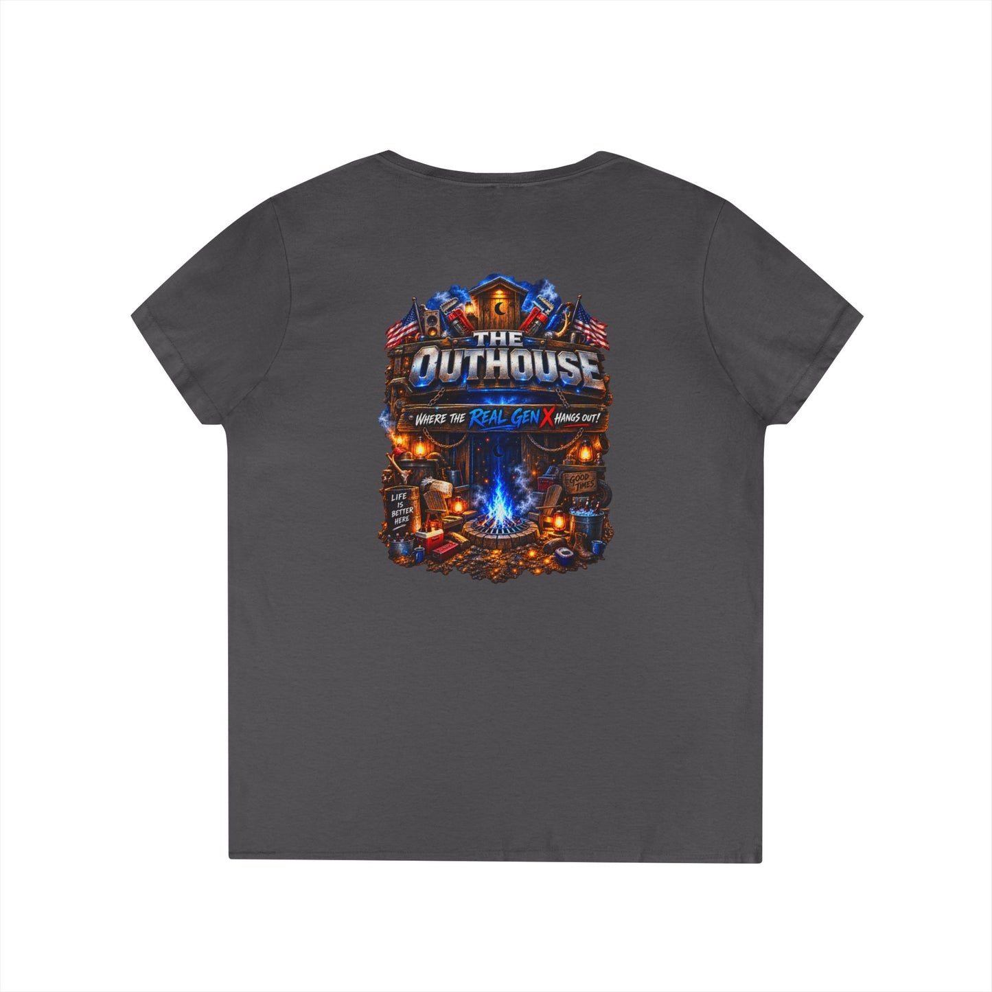 Ladies’ OutHouse Gen X V-Neck — Plumbing God’s Pick