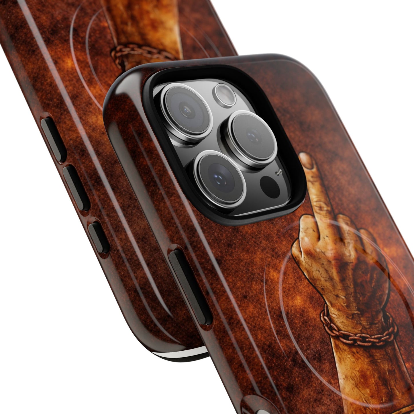 Outhouse Salute Matte Phone Case — Rugged, Weathered Protective Phone Case