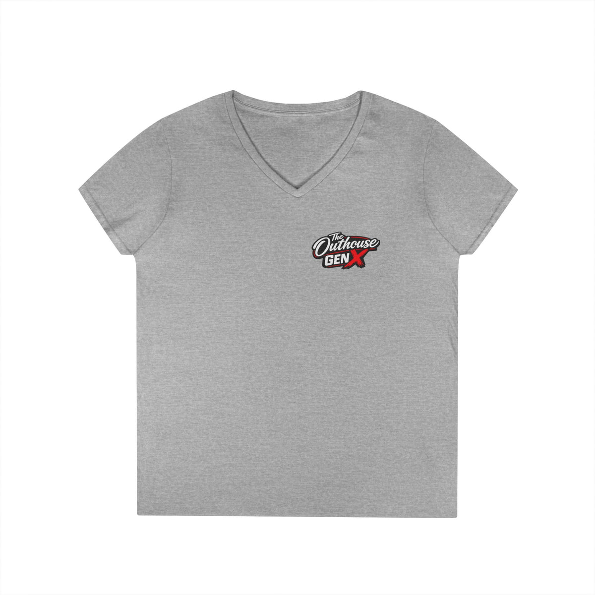 Gen X 'Raised on Hose Water' Ladies' V-Neck T-Shirt