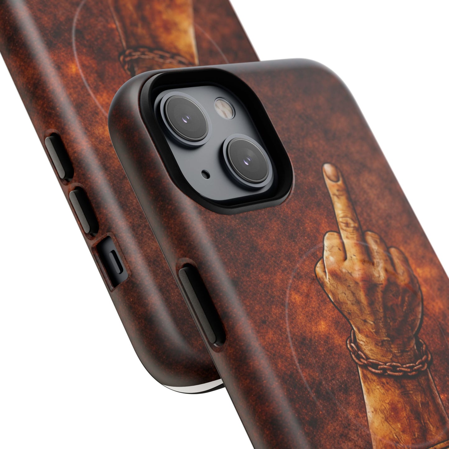 Outhouse Salute Matte Phone Case — Rugged, Weathered Protective Phone Case