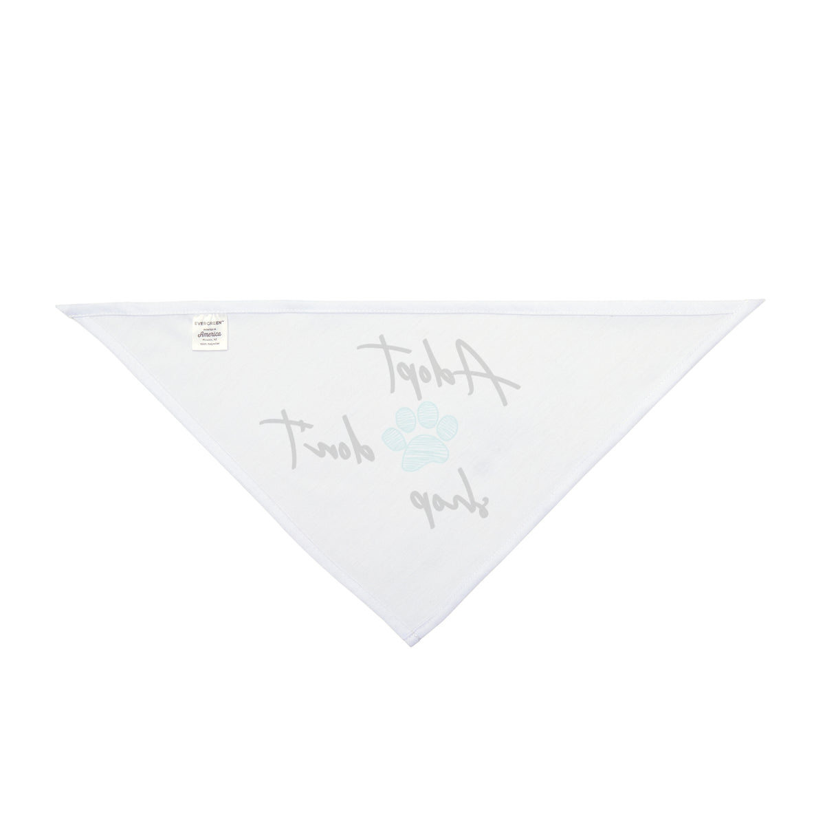 Adopt Don't Shop Pet Bandana – Paw Print Rescue Bandana for Dogs & Cats