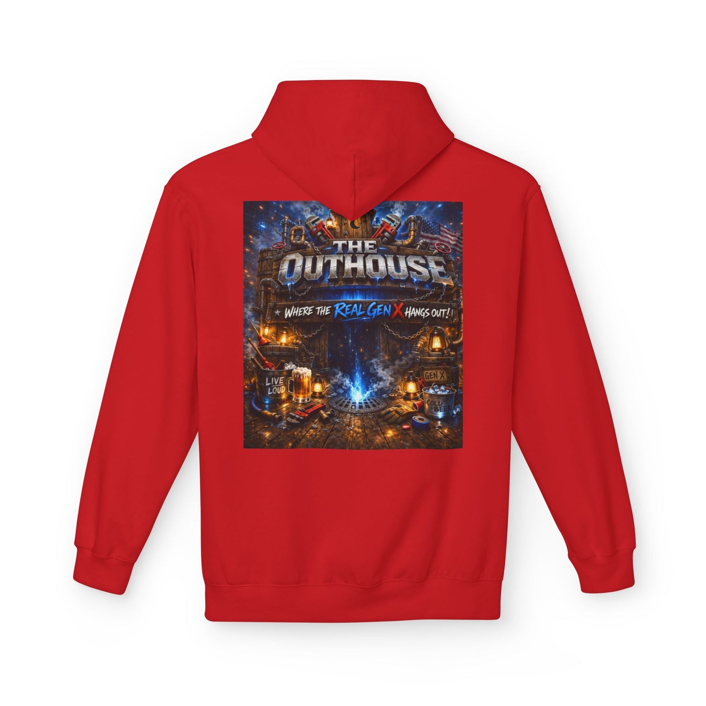 Hoodie — "The Outhouse" Fantasy Gaming Crew Pullover