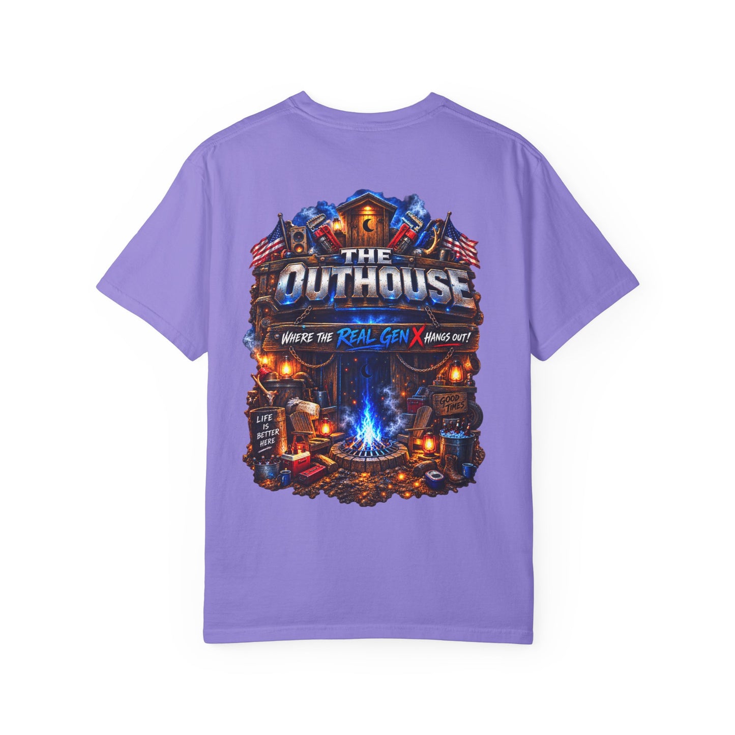The Original OutHouse Gen X Tee — Plumbing God’s Pick