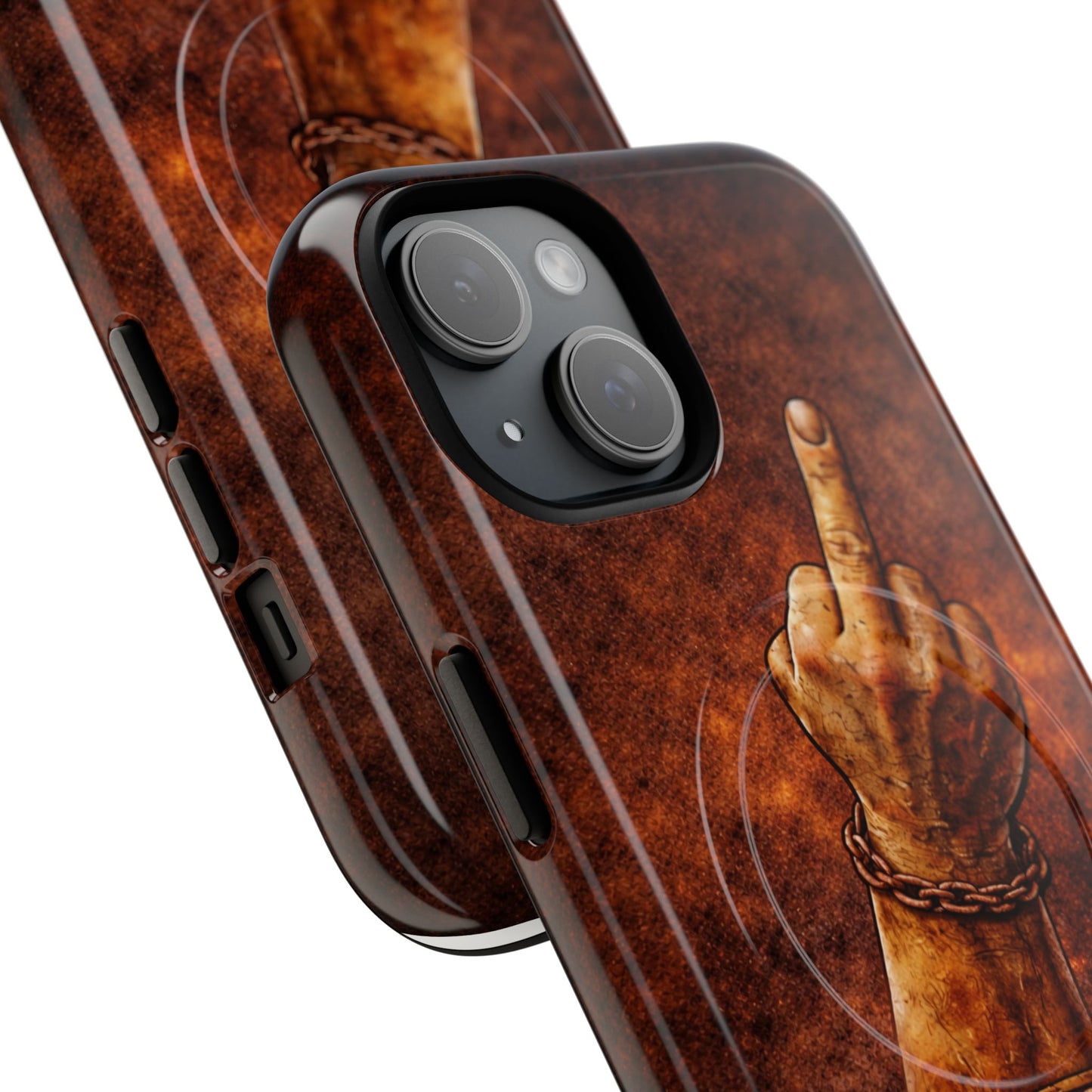 Outhouse Salute Matte Phone Case — Rugged, Weathered Protective Phone Case