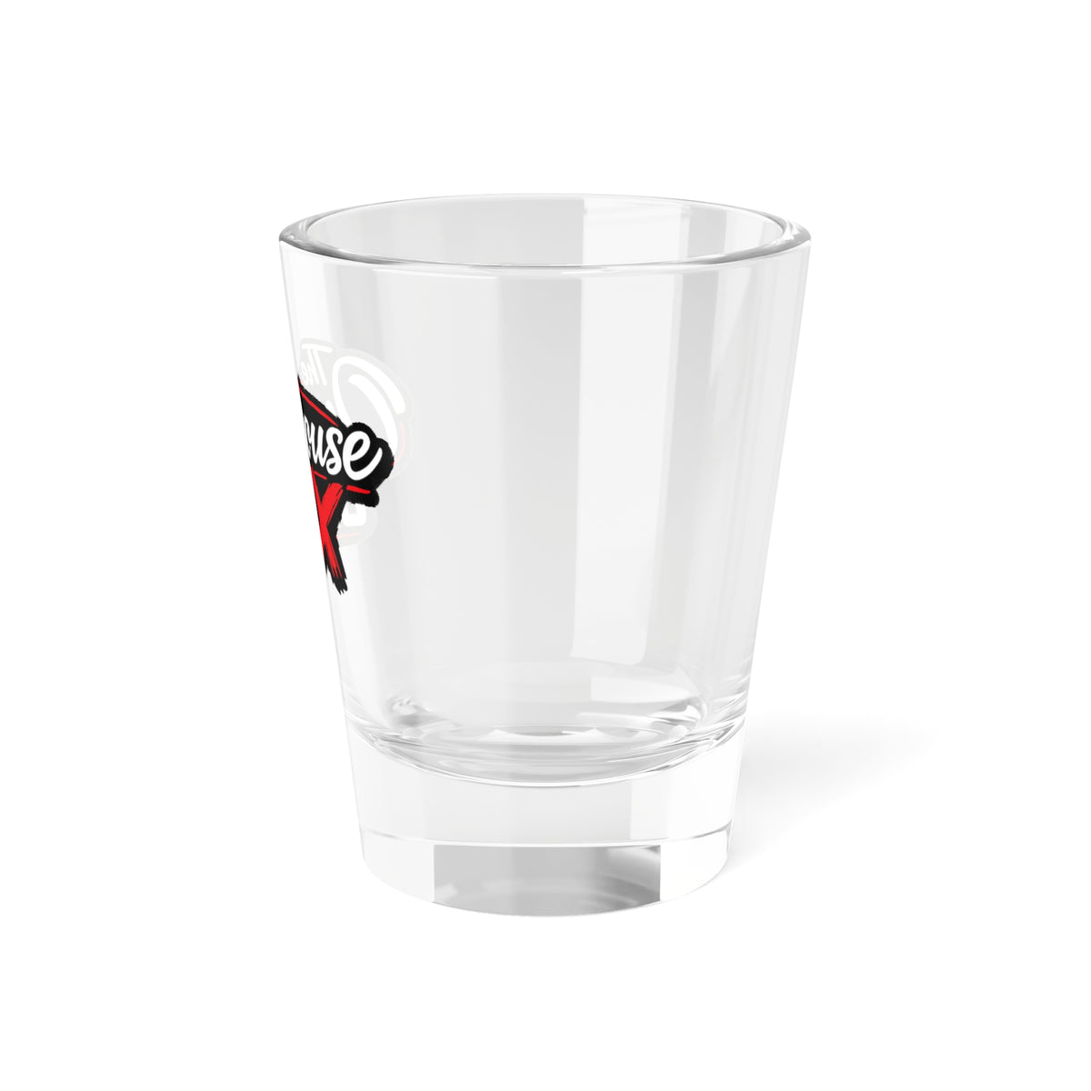 The Outhouse Gen X Shot Glass — 1.5oz Retro Logo Shooter