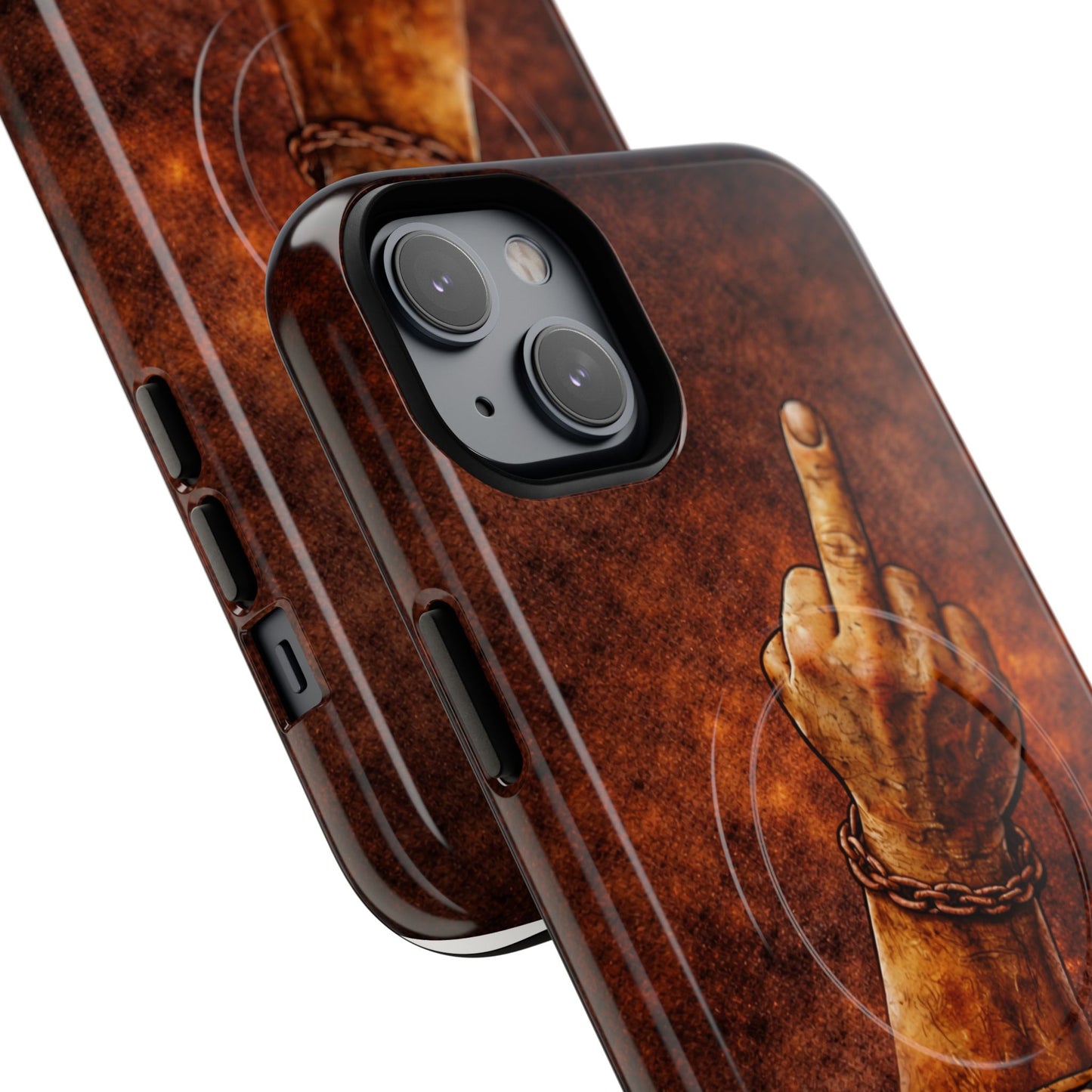 Outhouse Salute Matte Phone Case — Rugged, Weathered Protective Phone Case