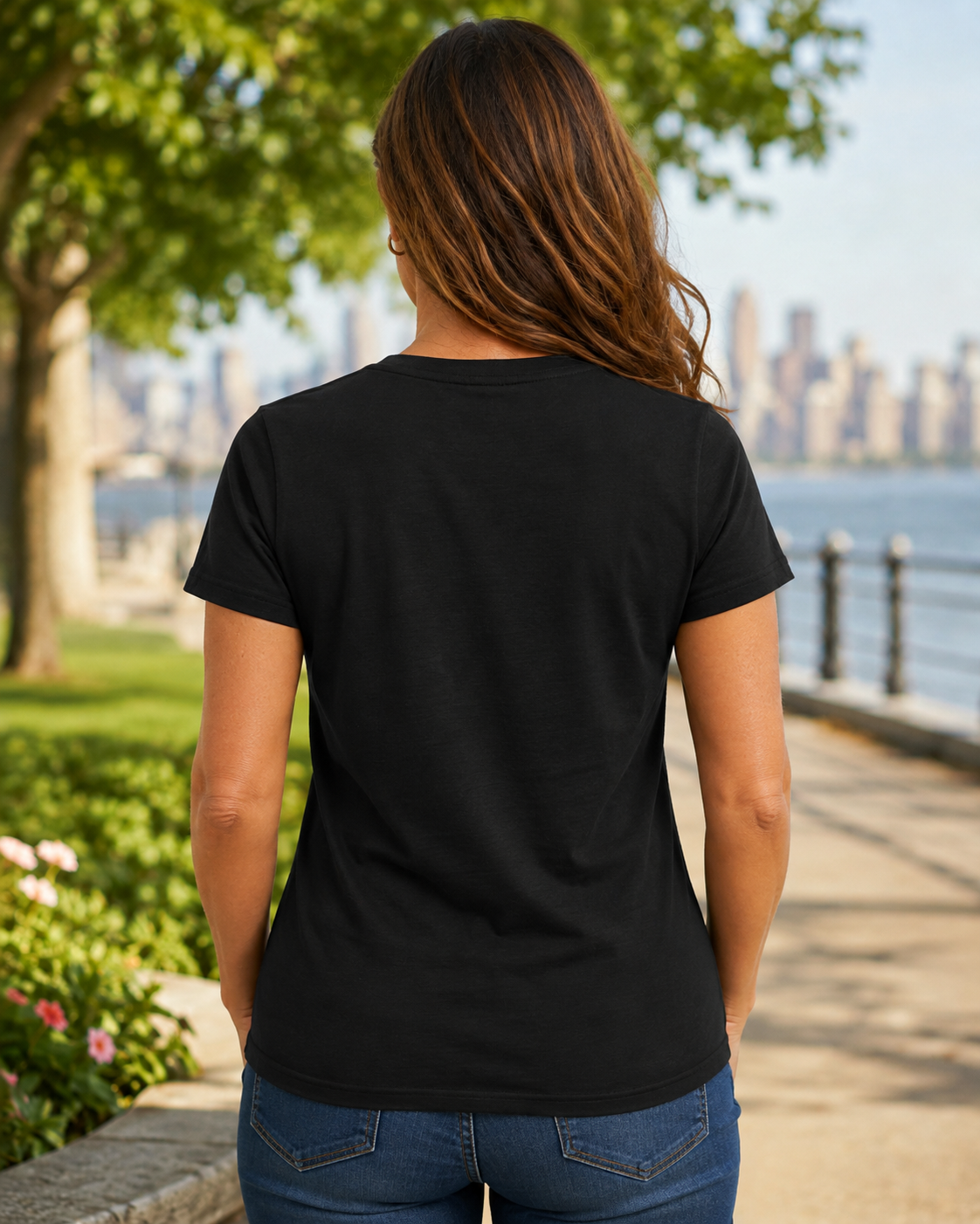 September 11 25th Anniversary Women’s V-Neck Tee — We Remember 2001–2026
