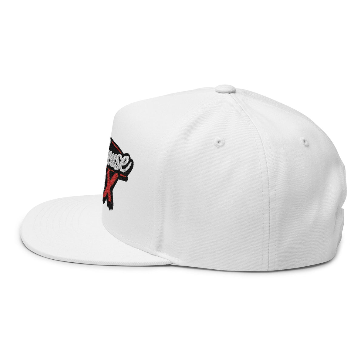 Flat Bill Cap — "The Outhouse Gen X" Embroidered Snapback