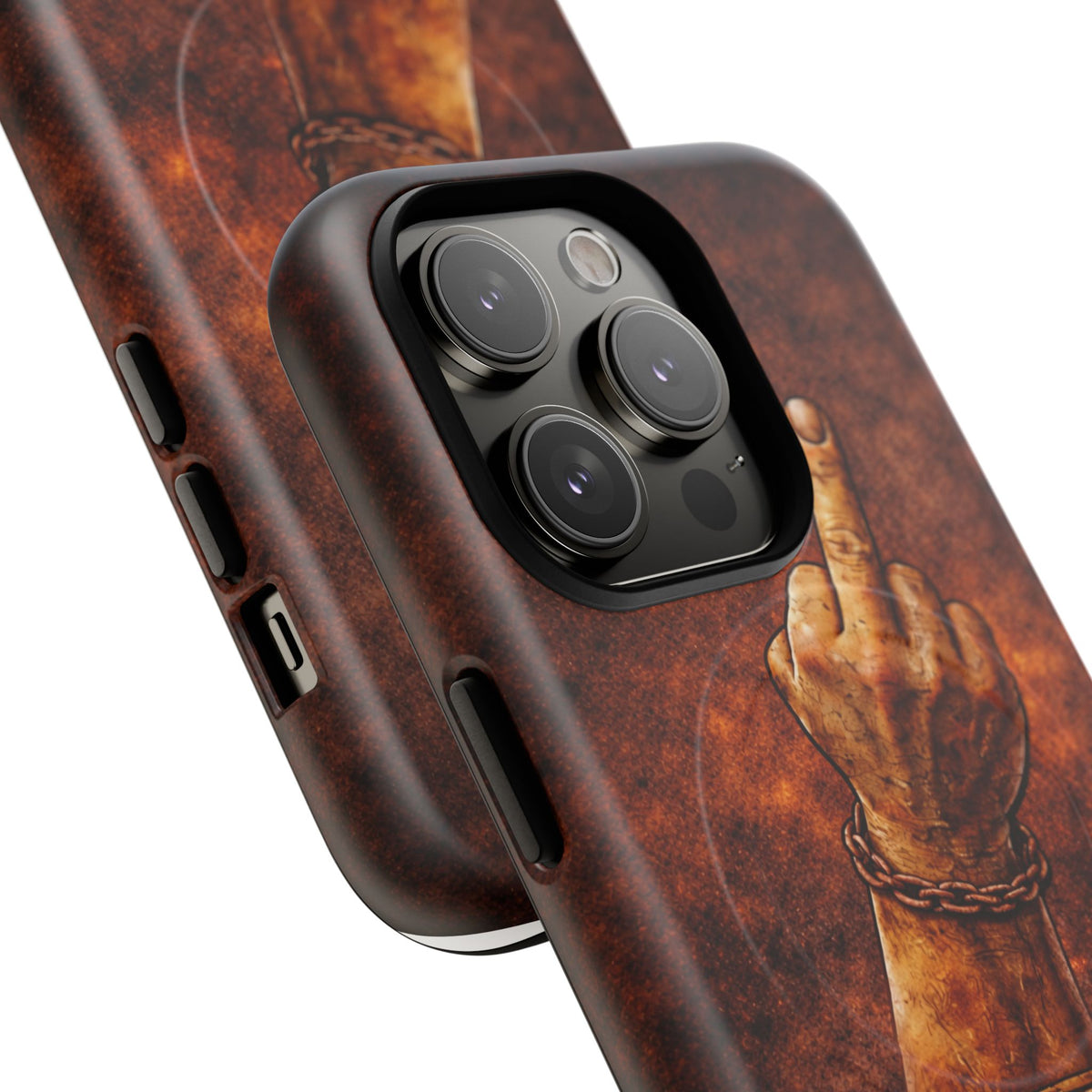 Outhouse Salute Matte Phone Case — Rugged, Weathered Protective Phone Case
