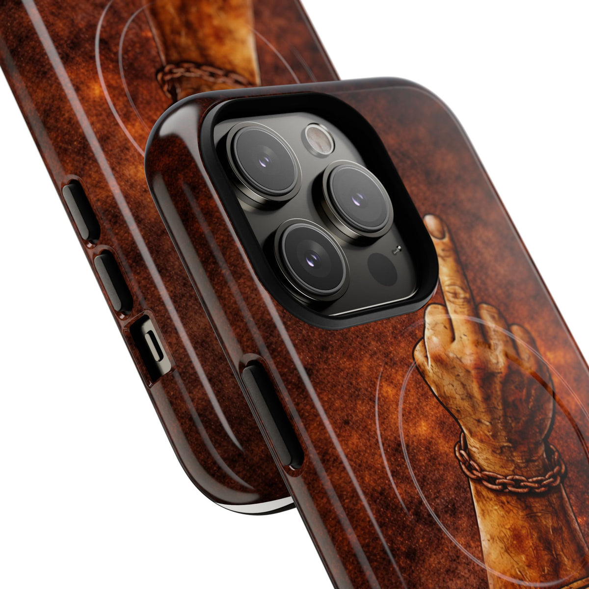 Outhouse Salute Matte Phone Case — Rugged, Weathered Protective Phone Case