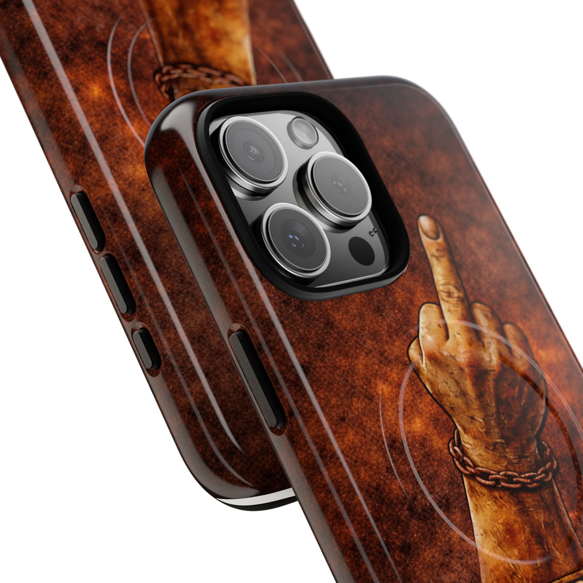 Outhouse Salute Matte Phone Case — Rugged, Weathered Protective Phone Case