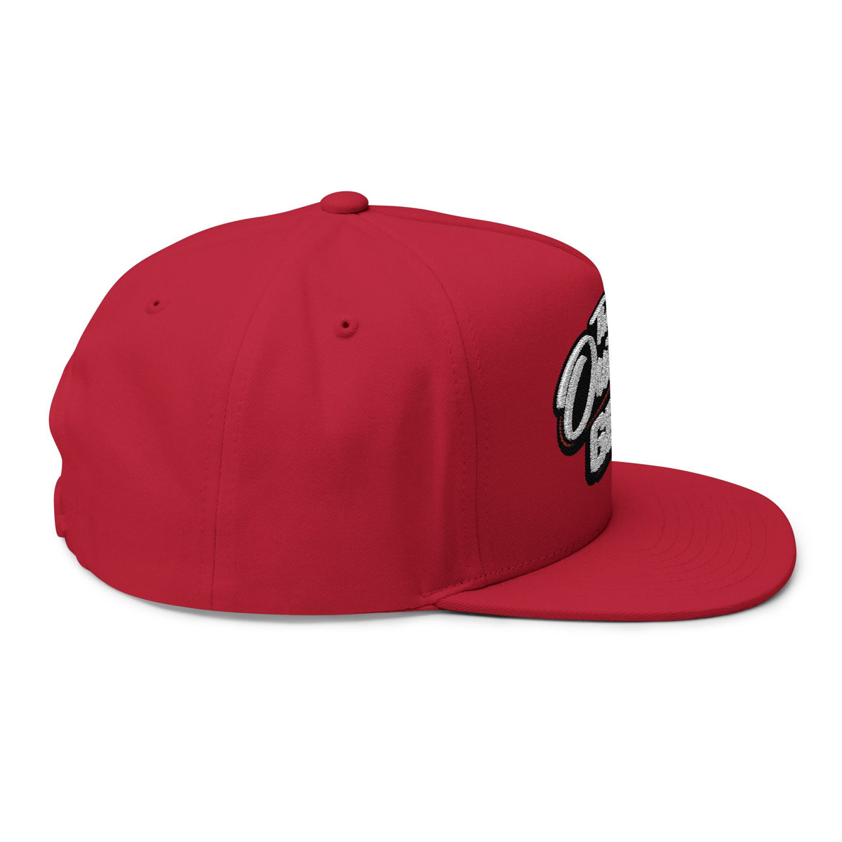 Flat Bill Cap — "The Outhouse Gen X" Embroidered Snapback