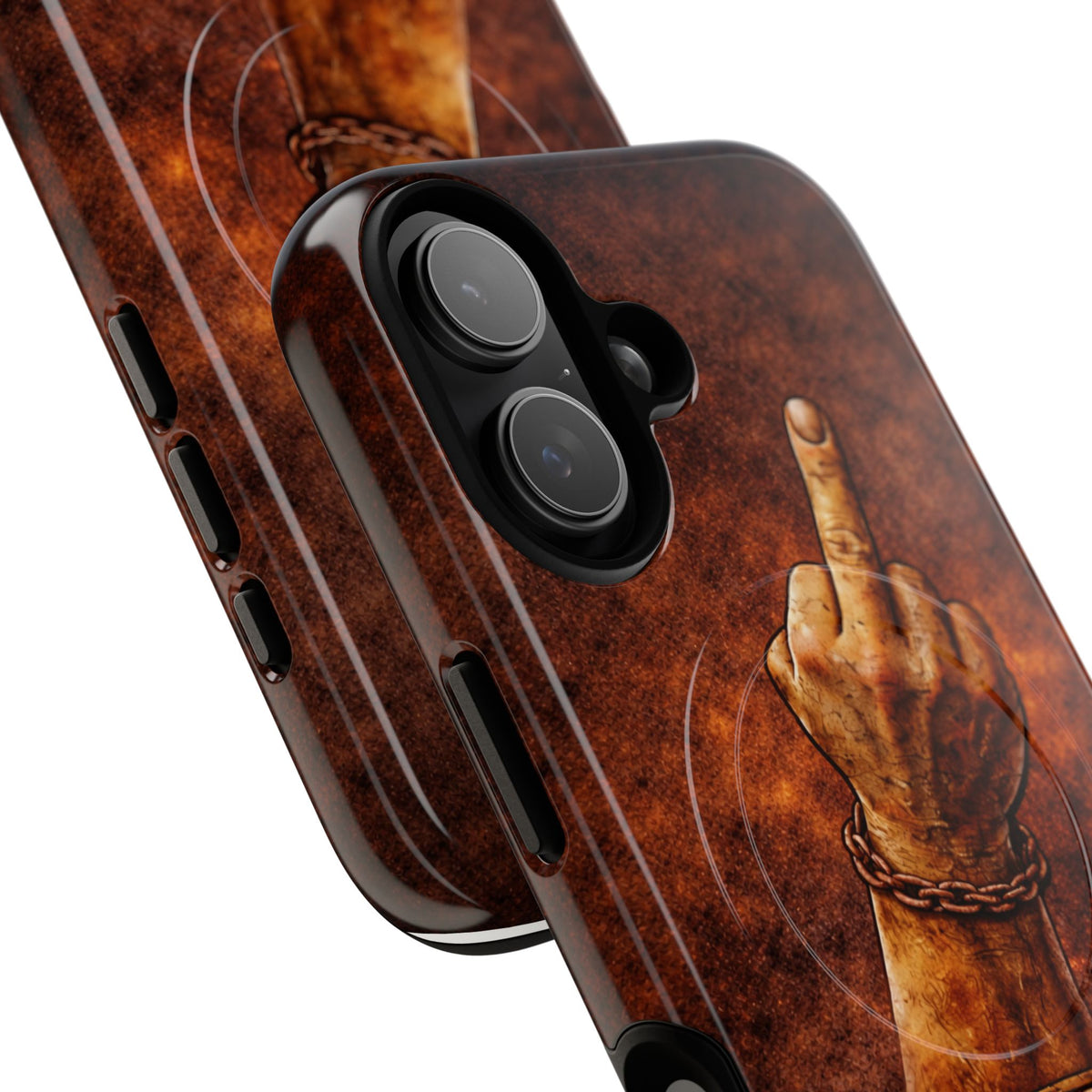 Outhouse Salute Matte Phone Case — Rugged, Weathered Protective Phone Case
