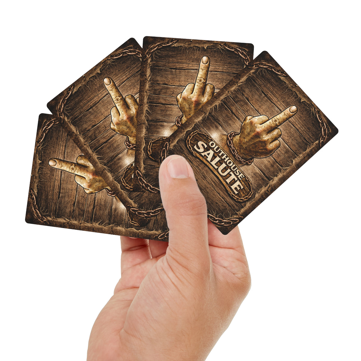 💥OUTHOUSE SALUTE™ POKER CARDS