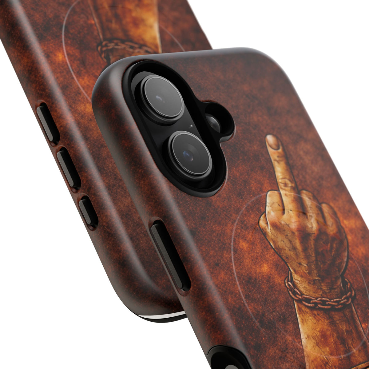 Outhouse Salute Matte Phone Case — Rugged, Weathered Protective Phone Case