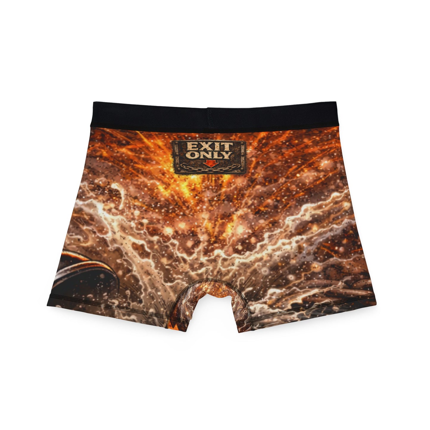 Plunge My Plunger Boxer Briefs – Funny Plumber Underwear with 'Exit Only' Design