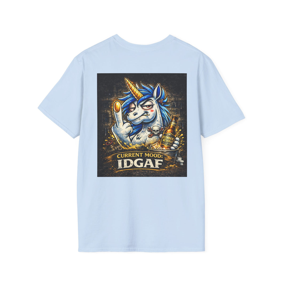 T-Shirt — 'I Have 3 Moods' Funny Unicorn Graphic Tee