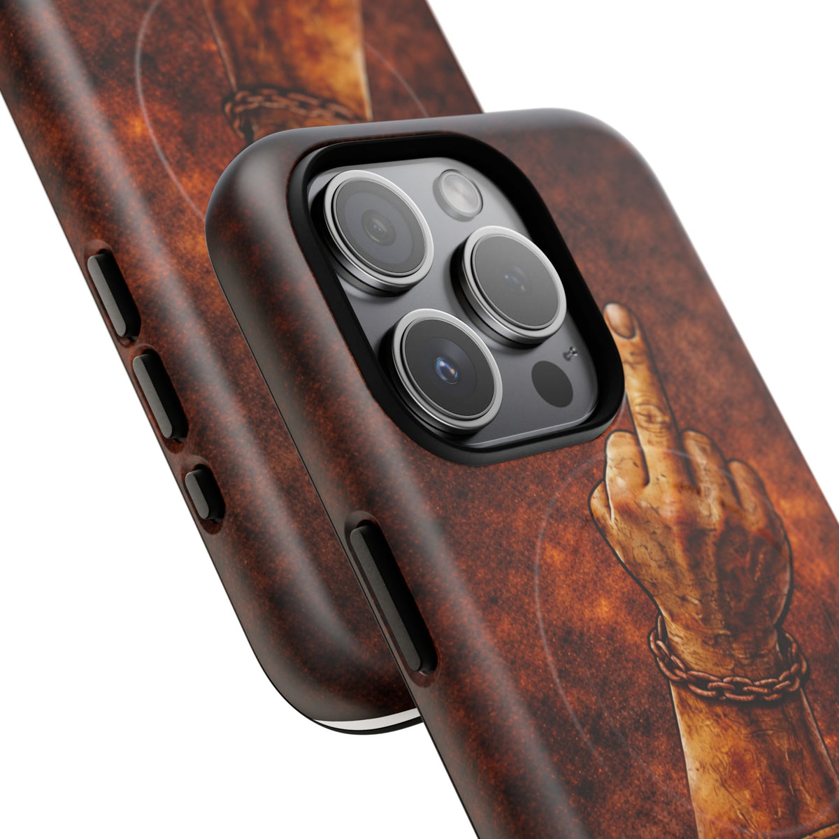 Outhouse Salute Matte Phone Case — Rugged, Weathered Protective Phone Case