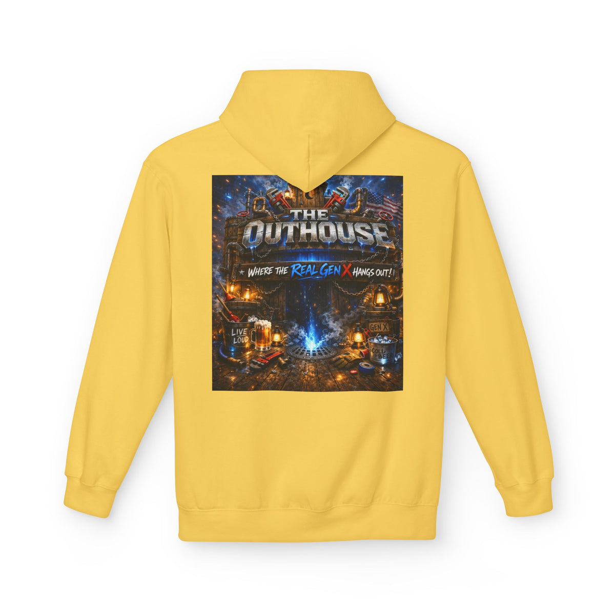 Hoodie — "The Outhouse" Fantasy Gaming Crew Pullover
