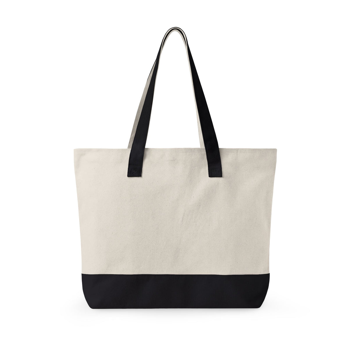 Canvas Tote Bag – "Rescued is My Favorite Breed" Zippered Reusable Shopper