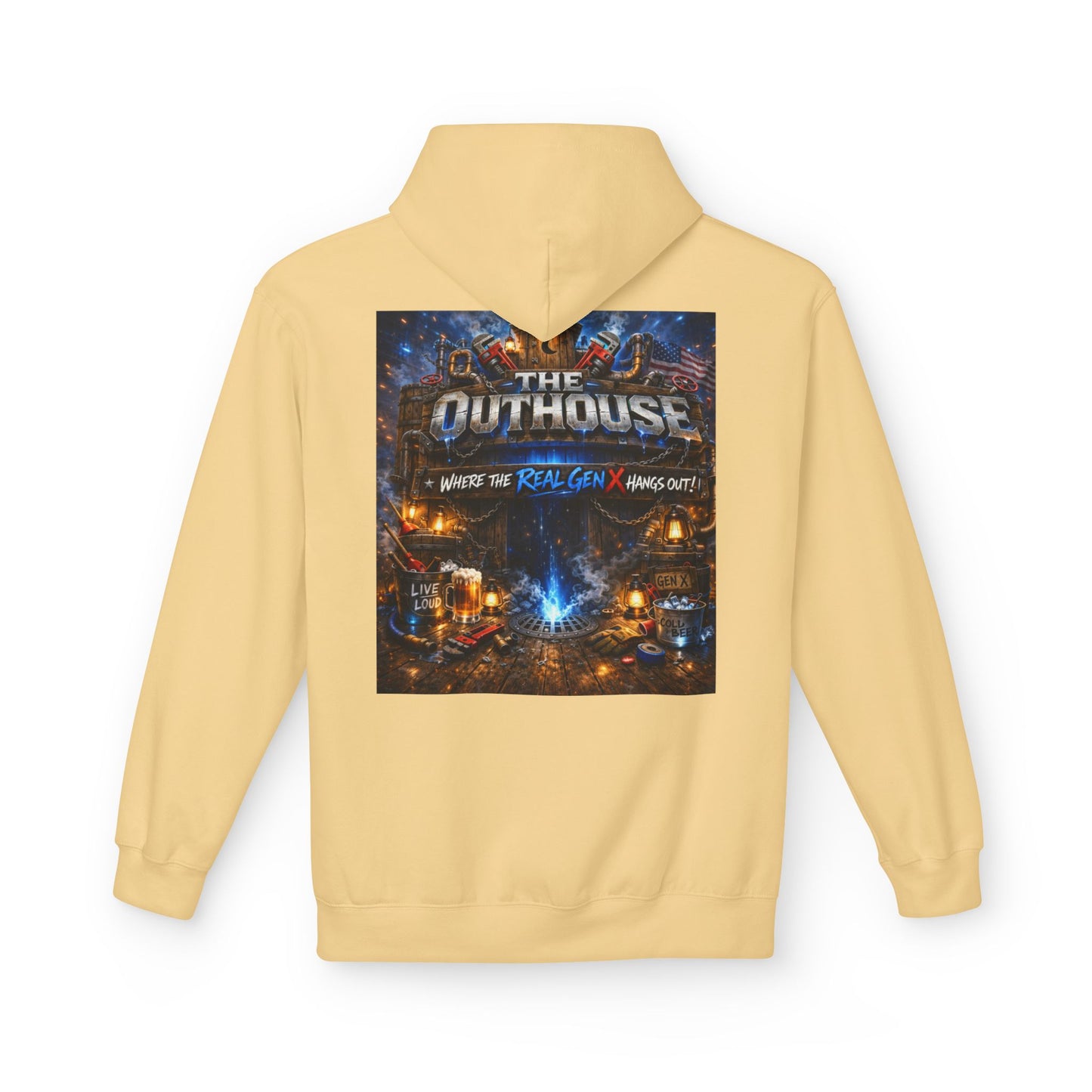 Hoodie — "The Outhouse" Fantasy Gaming Crew Pullover
