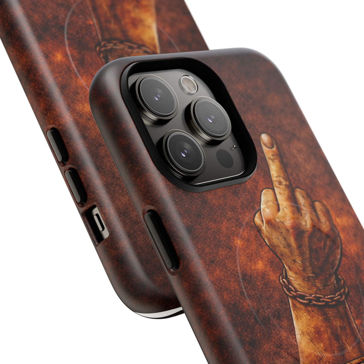 Outhouse Salute Matte Phone Case — Rugged, Weathered Protective Phone Case