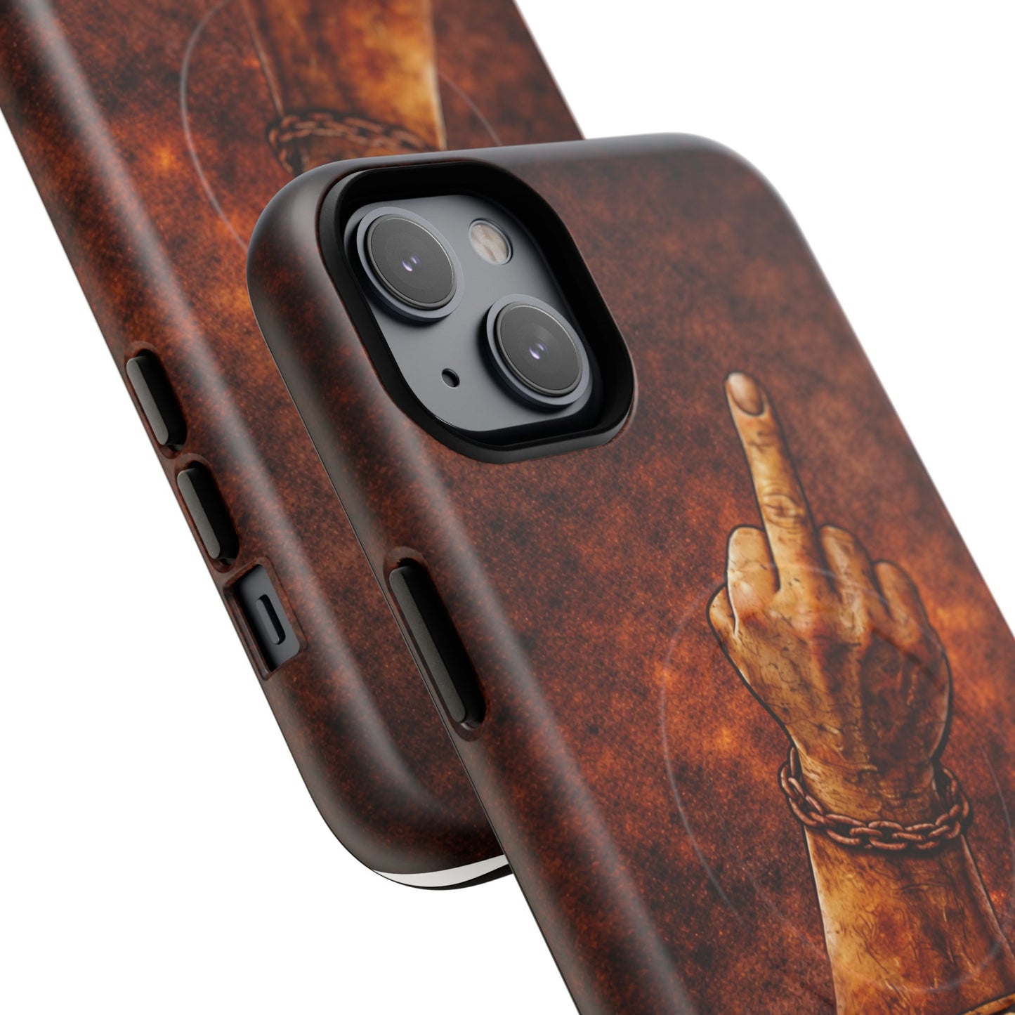 Outhouse Salute Matte Phone Case — Rugged, Weathered Protective Phone Case