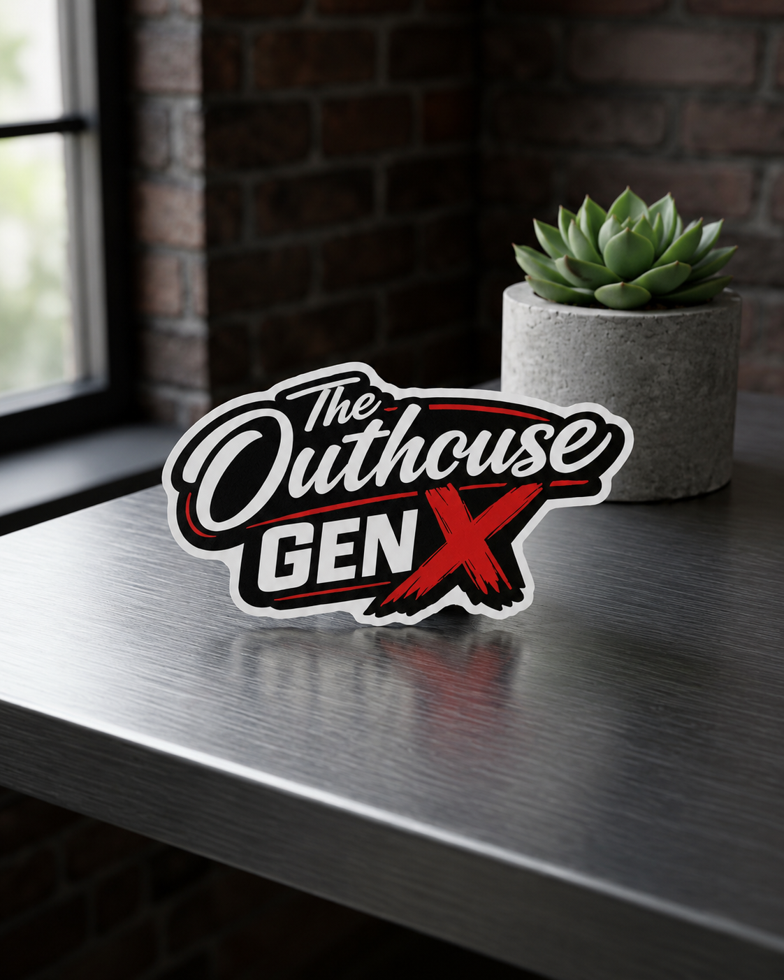 💥 OUTHOUSE GEN X™ DIE-CUT MAGNET