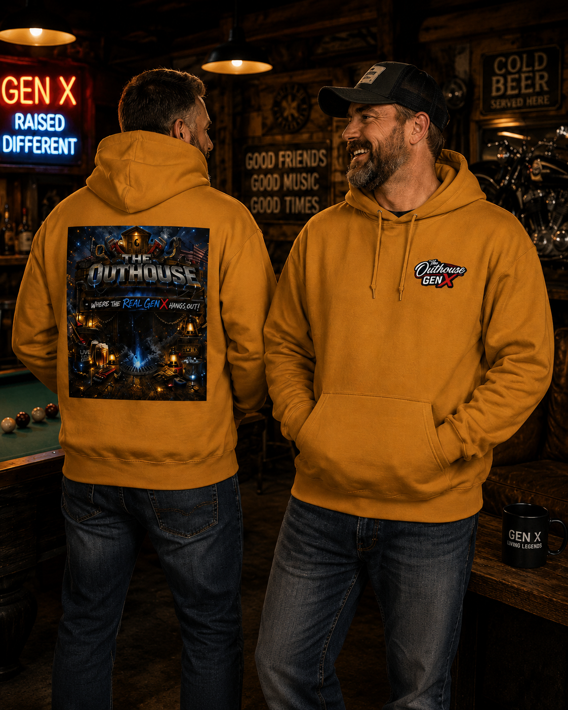 Hoodie — "The Outhouse" Fantasy Gaming Crew Pullover