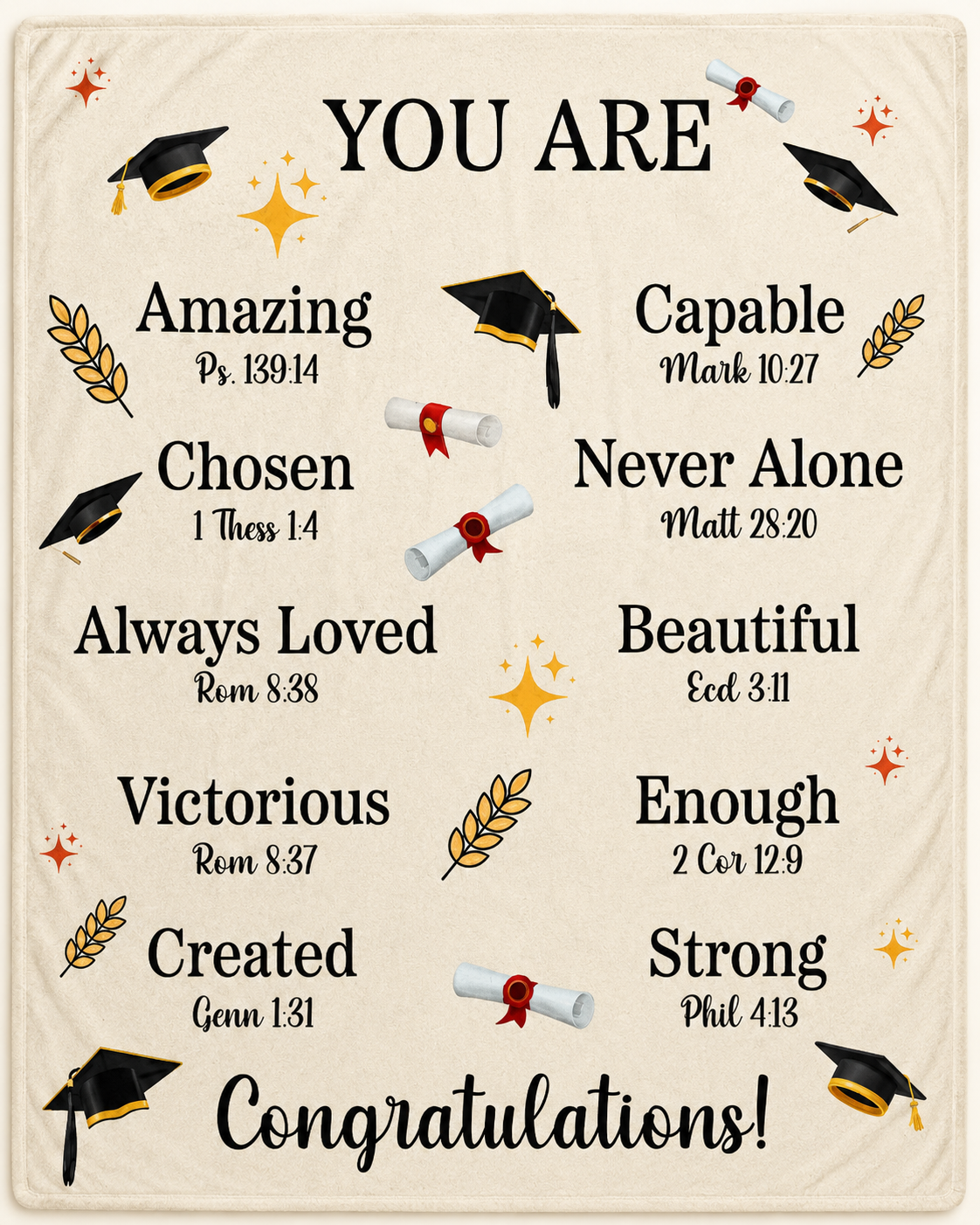 Congratulations | Fleece Blanket