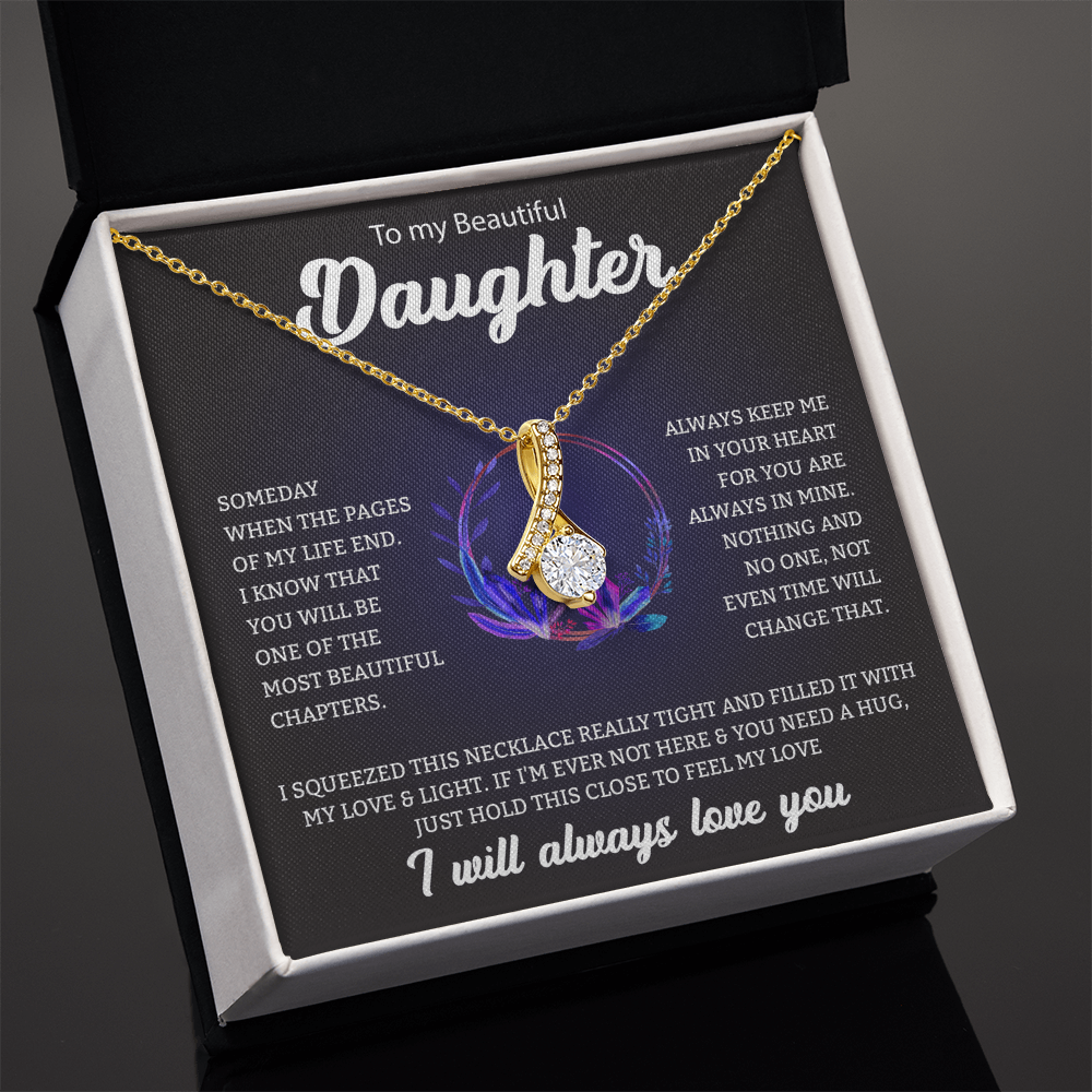 To My Beautiful Daughter | Alluring Beauty Necklace